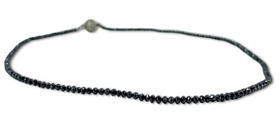 Lot 429 - Black Diamond Necklace.