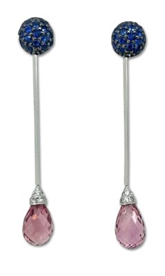 Lot 452 - Drop style Earrings.
