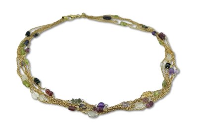 Lot 435 - Five Strand Necklet.