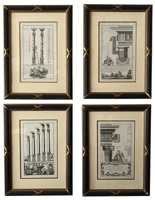 Lot 101 - 6x French Architectural Engravings.