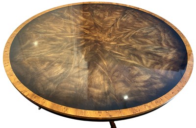 Lot 154 - Harrods Mahogany Round Table.