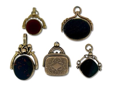 Lot 313 - A Collection of Fob Charms.