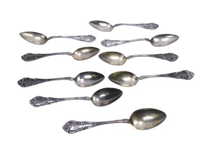 Lot 478 - Silver Teaspoons.