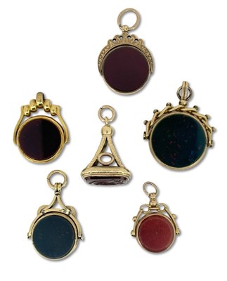 Lot 314 - A collection of Fob Charms.