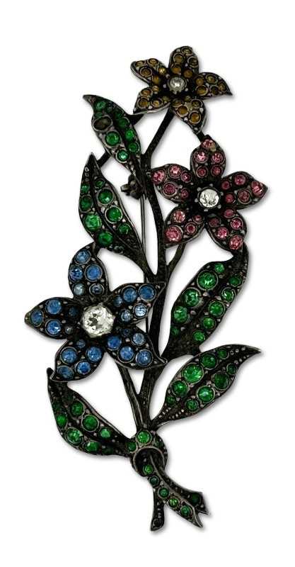 Lot 288 - Silver Paste Brooch.
