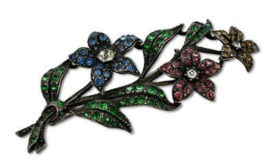 Lot 288 - Silver Paste Brooch.