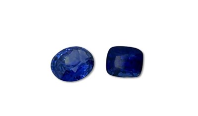 Lot 260 - Two Unset Sapphires With Gem Certificates.