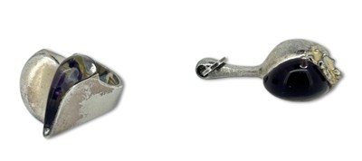 Lot 285 - Two Finnish Silver Jewellery Items.