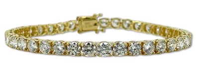 Lot 342 - Diamond Tennis Bracelet.
