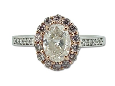 Lot 331 - Diamond Halo Cluster.