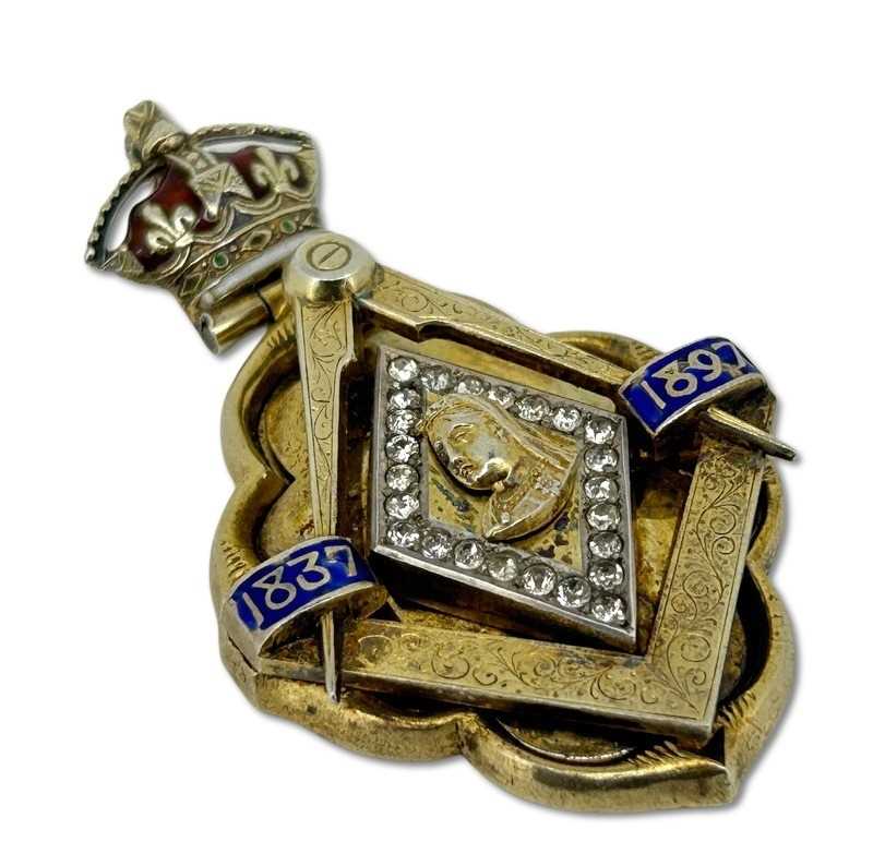 Lot 254 - A Victorian Masonic Pendant.