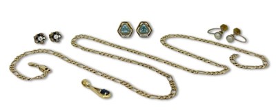 Lot 252 - Five 9ct Jewellery Items.