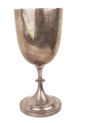 Lot 419 - Large Sporting Silver Cup.