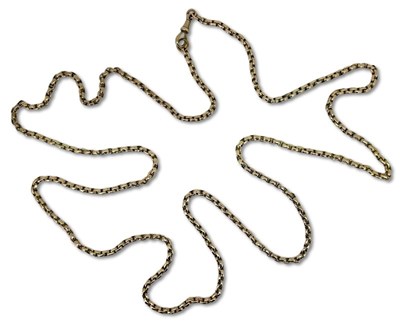 Lot 356 - Extra Long Fob Link Chain.