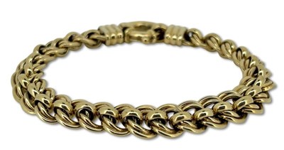 Lot 354 - One Double Curb Link Bracelet.