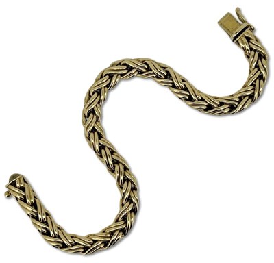 Lot 348 - Vintage Tiffany & Co, Cross-Linked Bracelet.