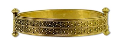 Lot 350 - 18ct Yellow Gold Bangle.