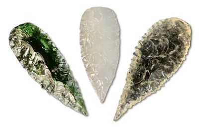 Lot 51 - Aboriginal Kimberley Glass Spear Points.