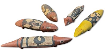 Lot 49 - 5 Aboriginal Carved Animals.