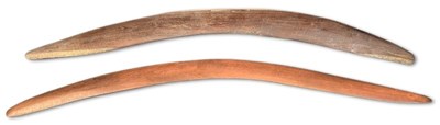Lot 38 - 2 Aboriginal Hunting Boomerang's.