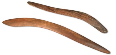 Lot 56 - 2 Aboriginal Hunting Boomerang's.