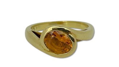 Lot 337 - Captivating Sapphire Ring.