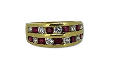 Lot 322 - A Bold Dress Ring.