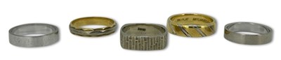 Lot 341 - A Collection of Gold Rings.