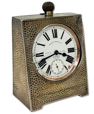 Lot 158 - Sterling Silver Cased, Pocket Watch Desk Clock.