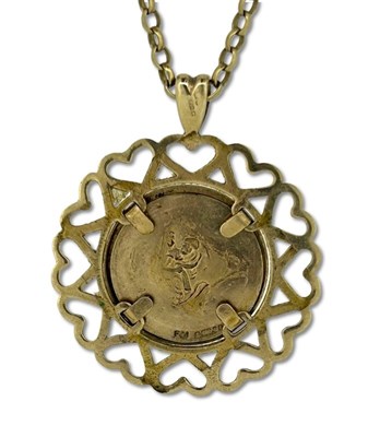 Lot 282 - A St. Christopher Pendant & Chain.