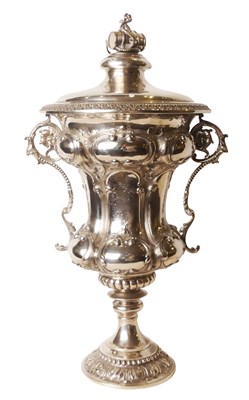 Lot 437 - Victorian Sterling Silver Sporting Cup.