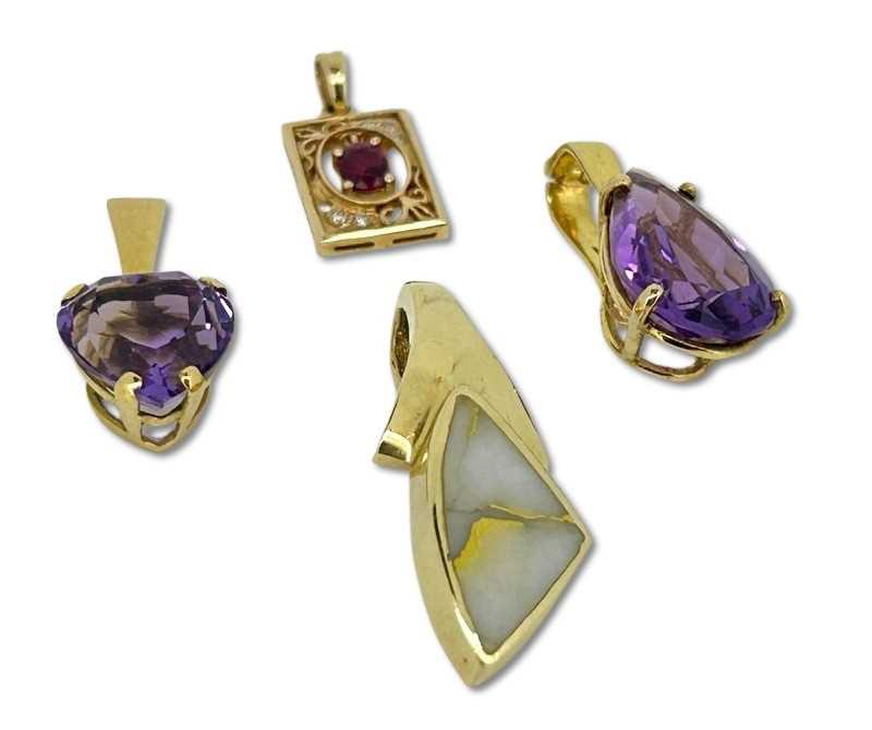Lot 277 - Gem Set Pendants.