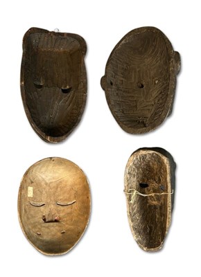 Lot 104 - 4 x Carved Tribal Mask's.