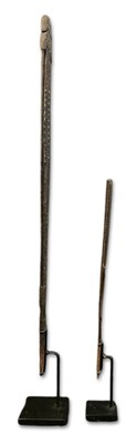 Lot 101 - Two Papua New Guinea Collingwood Bay Lime Spatulas.