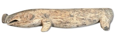 Lot 96 - Papua New Guinea Zoomorphic Headrest (Boar Form).