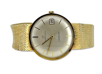 Lot 398 - A 9ct Eterna Matic Centenire Watch.