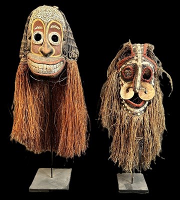 Lot 133 - Two Papua New Guinea Masks.