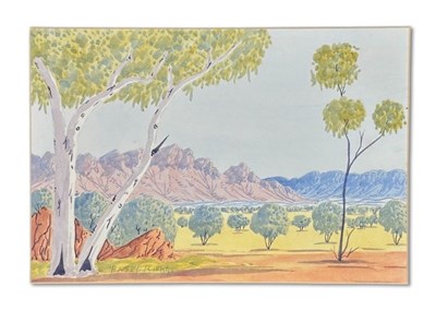 Lot 144 - Basil Rantji 1936-1999, (Hermannsburg) Aboriginal Painting.