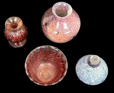 Lot 201 - Australian Studio Art Glass, 4pcs.