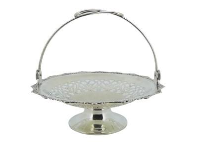 Lot 510 - Silver Tea Cake Stand and Small Dish.