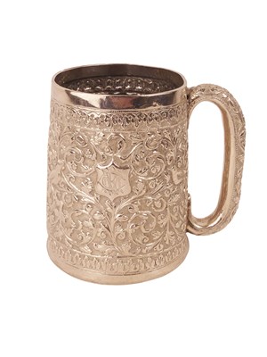 Lot 417 - Small Silver Mug.