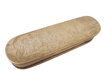 Lot 422 - Significant Commemorative Silver Snuff Box.