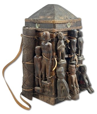 Lot 126 - Dayak/Indonesian? Medicine Box.