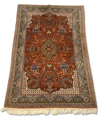 Lot 152 - Persian Kashan Style Floor Rug, 183 x 122 cm.