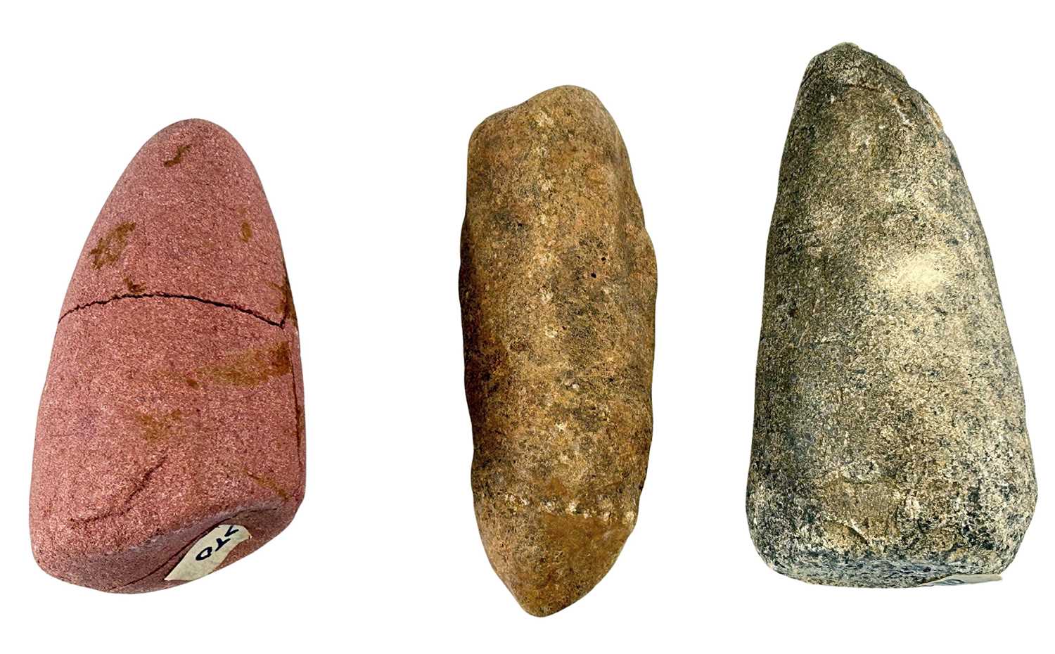 Lot 103 - 2 NSW Cylcon Stones and 1 Phallic stone.
