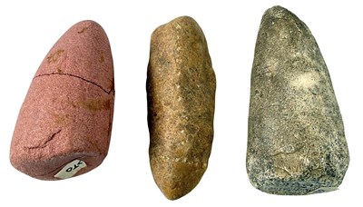 Lot 103 - 2 NSW Cylcon Stones and 1 Phallic stone.