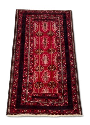 Lot 153 - Vintage Persian Bokhara Style Rug, 75 x 137 cm.