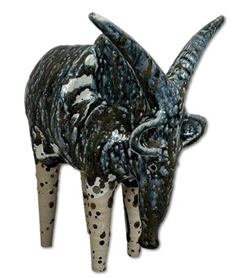 Lot 168 - Iris Galbraith (Australia c.1970's) Stoneware Antelope.