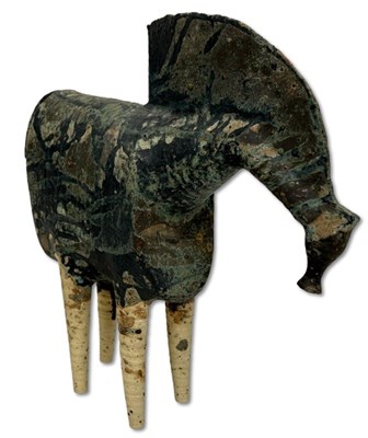Lot 171 - Iris Galbraith (Australia c.1970's) Stoneware Horse.