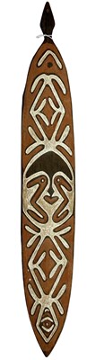 Lot 90 - New Guinea Papuan Gulf Gope Boards.